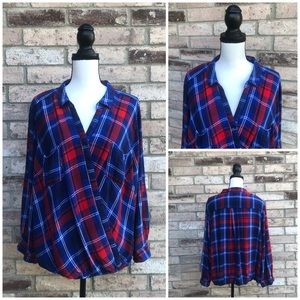Come Vintage Plaid Shirt 3X